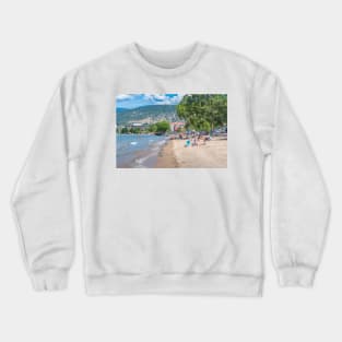 Summer on the Beach in Penticton, BC, Canada Crewneck Sweatshirt